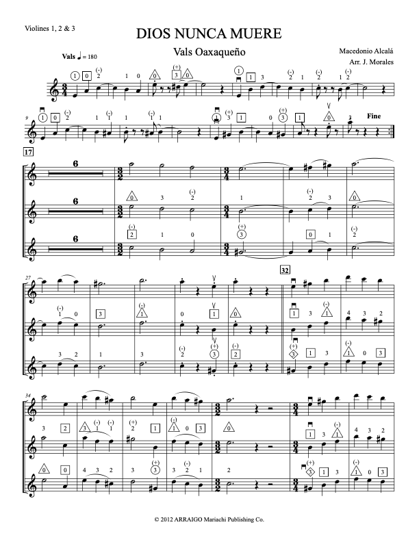 La imagen puede contener una previsualizacion de una partitura